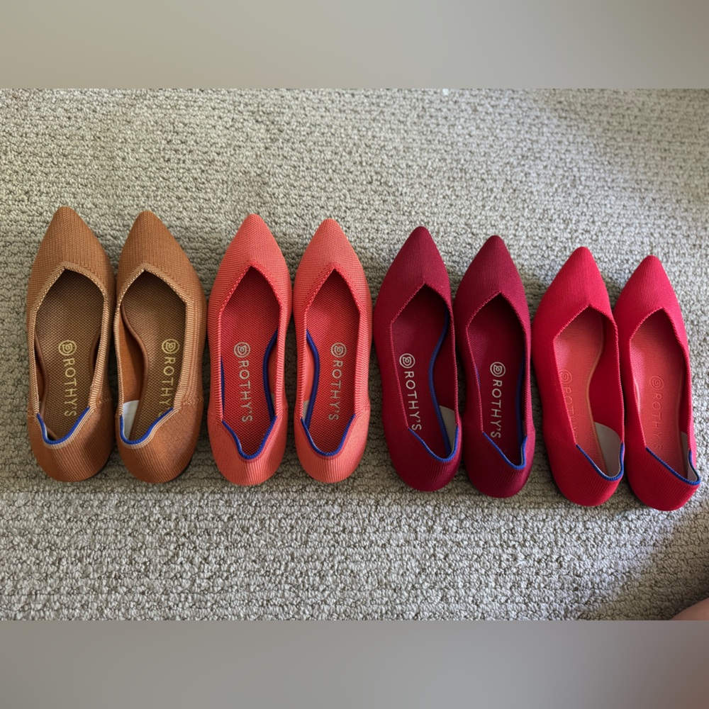 EUC Rothy’s points size 8 (run like a 7) Amazing deal!